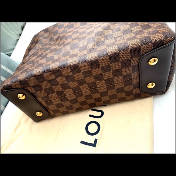 LOUIS VUITTON DAMIER EBENE DUOMO HOBO BAG - Picture 4 of 9